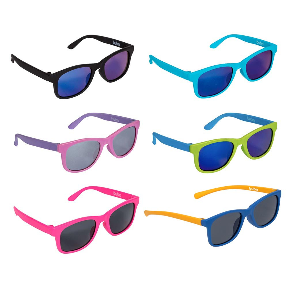 Óculos de Sol Bebê Infantil Flexível C/ Proteção Solar UV400 - Buba