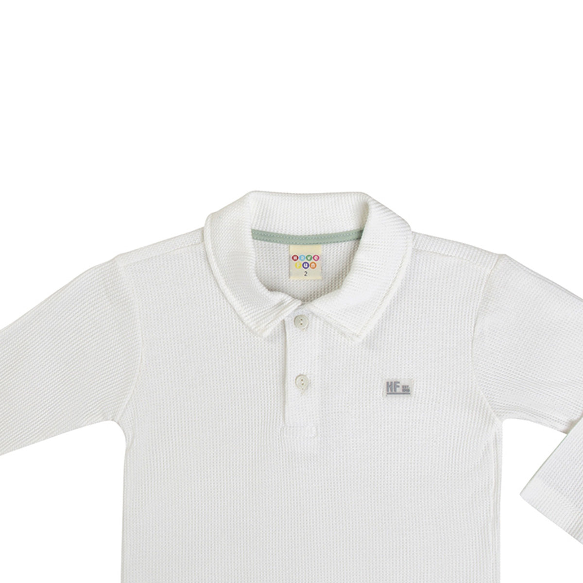 Camisa Polo Infantil Manga Longa Malha Waffle - Have Fun
