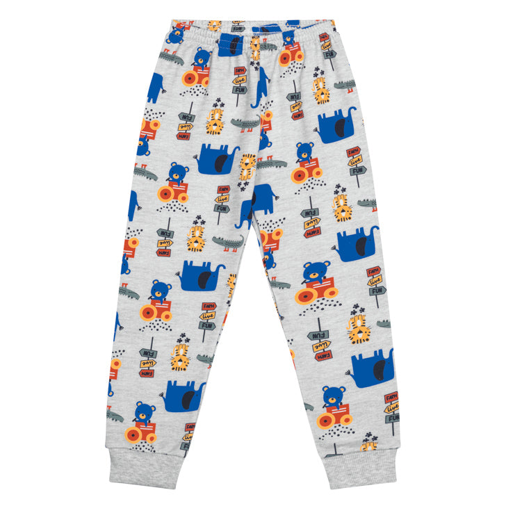 Pijama Infantil Moletom Peluciado Brilha no Escuro Fezenda - Kyly