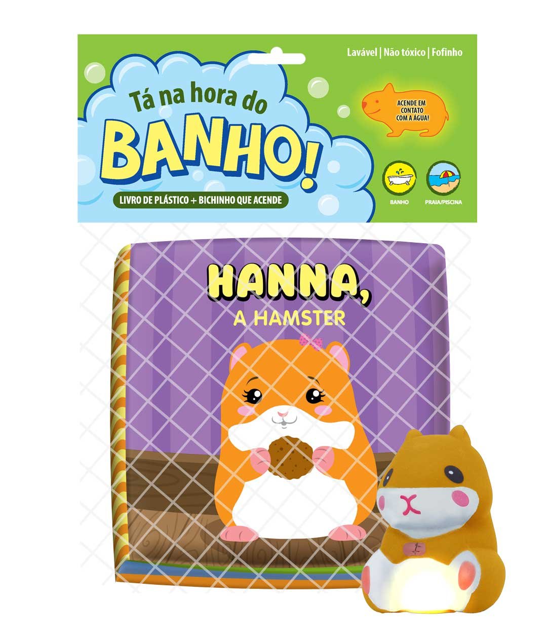 Livro Hanna, a Hamster - Tá na Hora do Banho - Vale das Letras