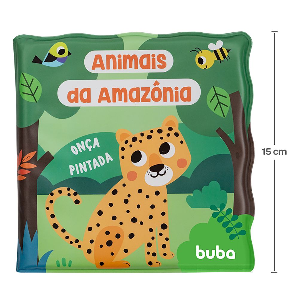 Livro de Banho Bebê Animais da Amazônia - Buba