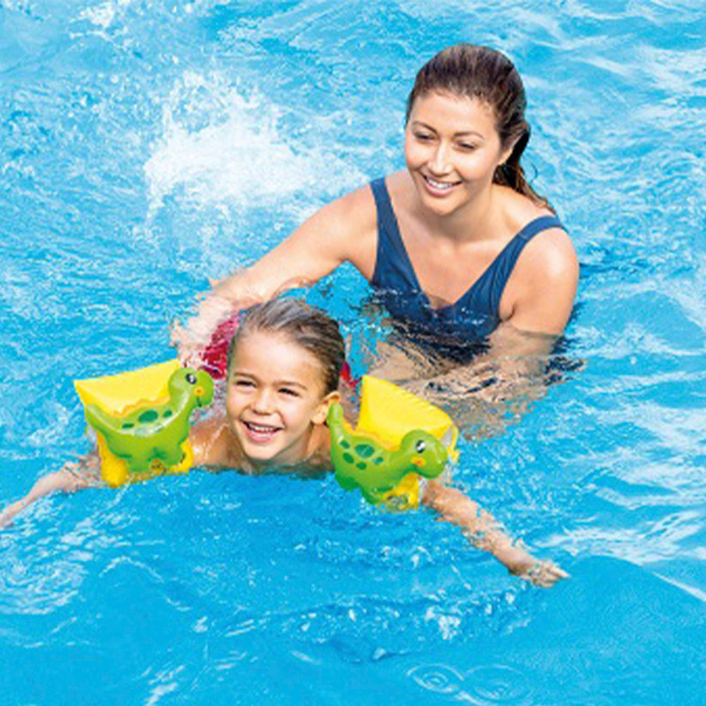 Boia de Braço Flutuador Inflável Infantil Dinossauro - Intex