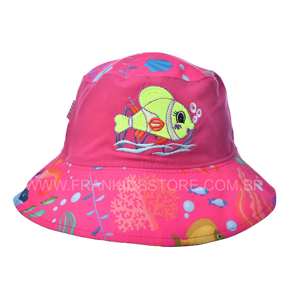 Chapéu Menina Primeiros Passos Peixes - Everly