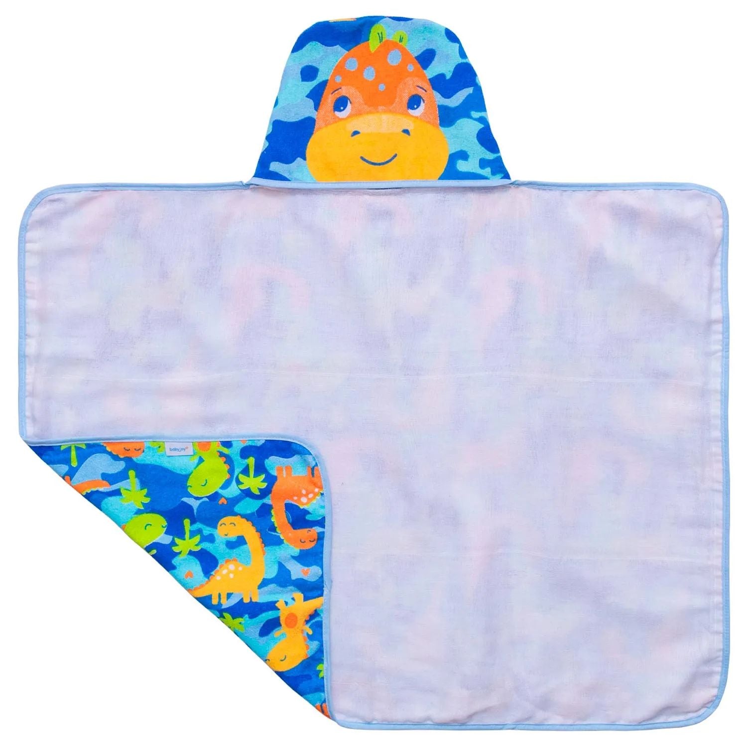Toalha de Banho Forro de Fralda 67CMX90CM Dino - Baby Joy