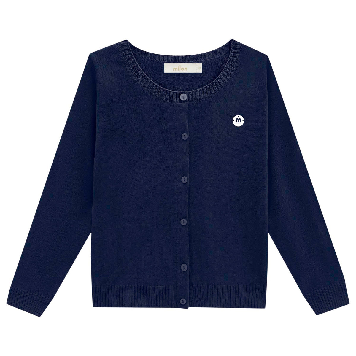 Casaco Infantil Menina em Tricot - Milon