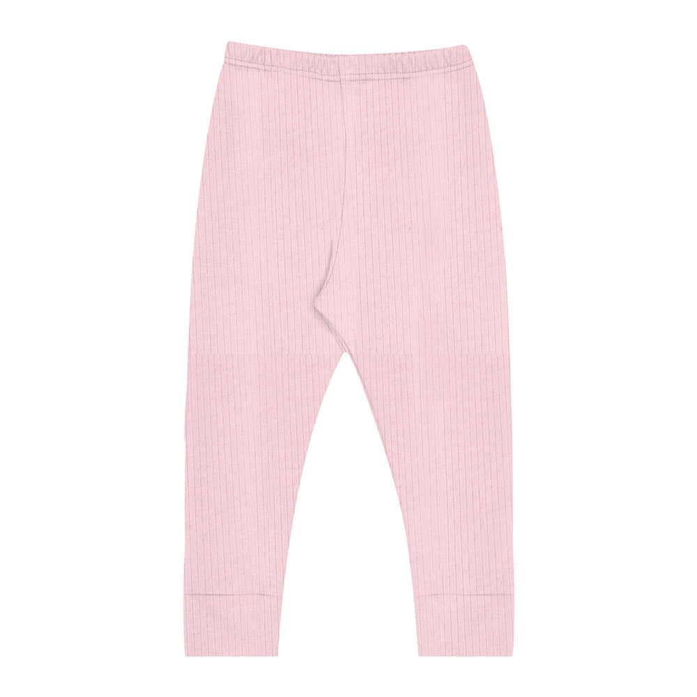 Calça / Mijão Vira Pé Bebê Em Suedine Canelado - Kiko Baby