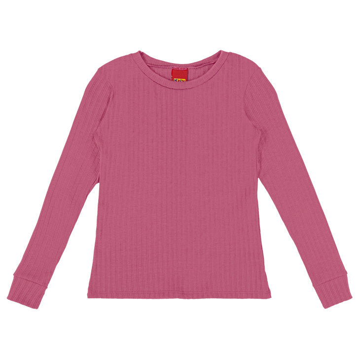 Blusa Infantil Menina em Ribana Canelada Com Elastano - Kyly