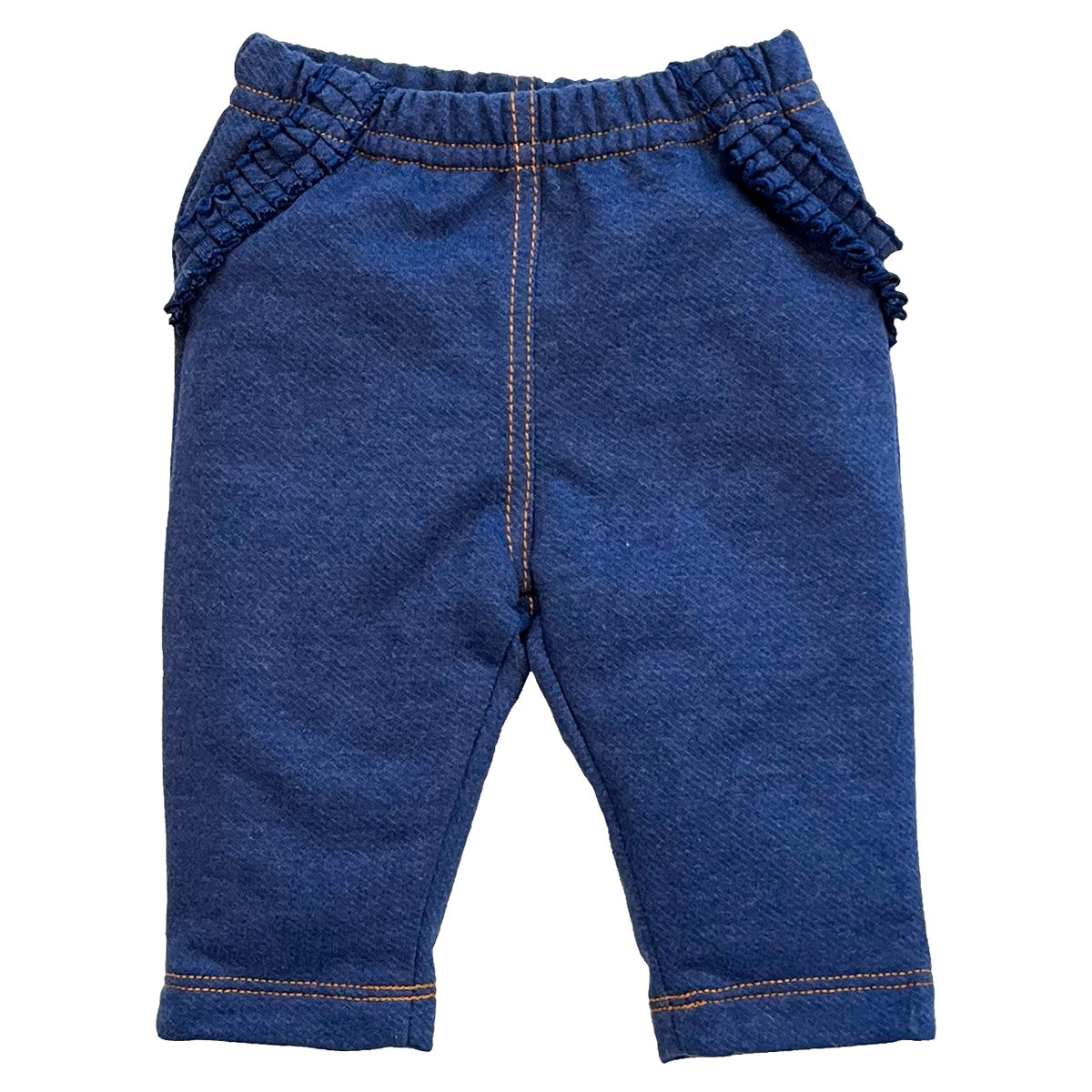 Calça Moletinho Jeans Menina - Tilly Baby