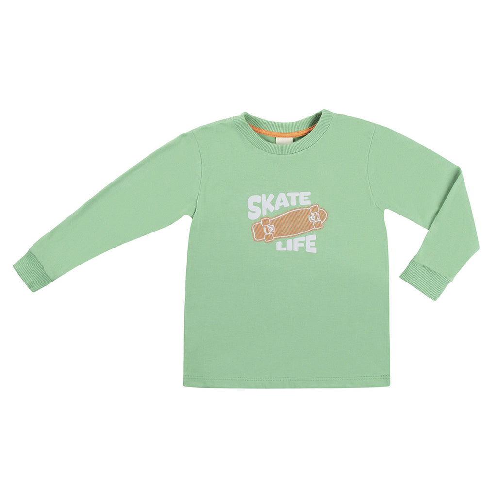 Camiseta Infantil Meia Malha Skate - Have Fun