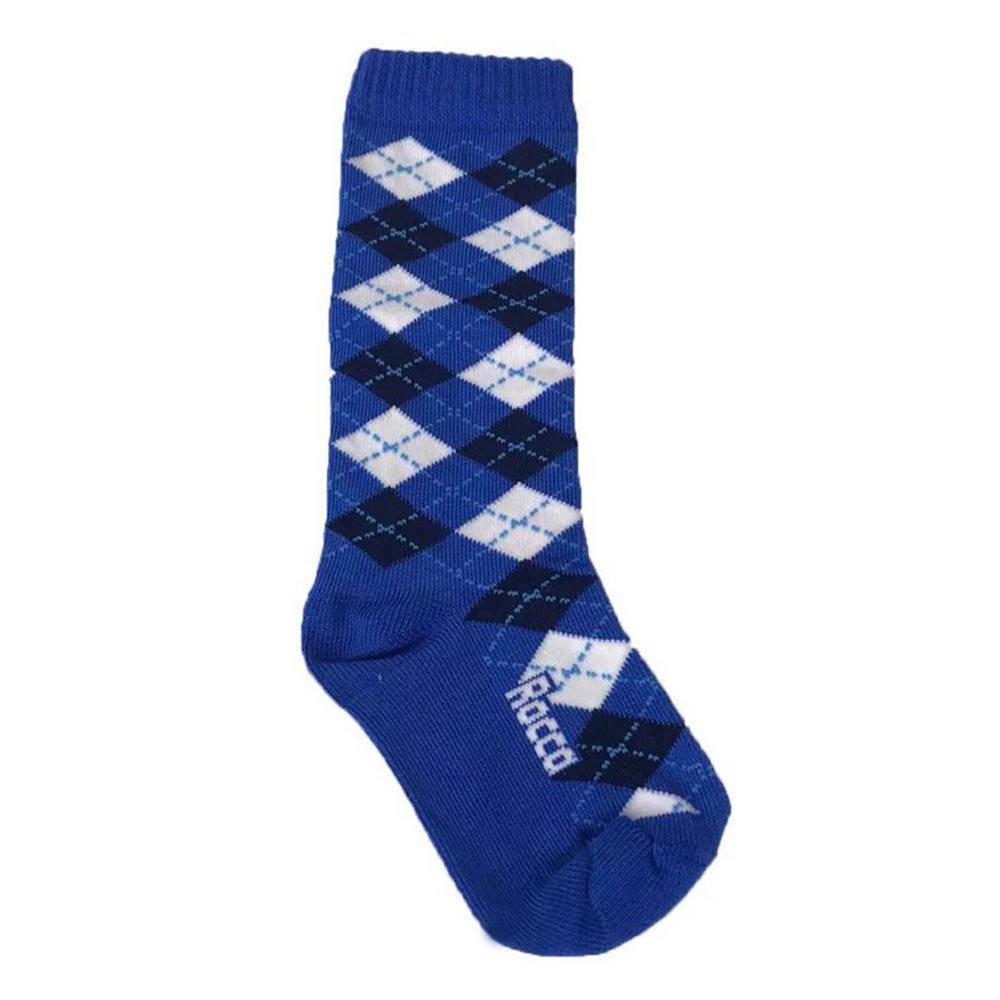 Meia 3/4 Bebê Infantil Azul e Branco - Rocca