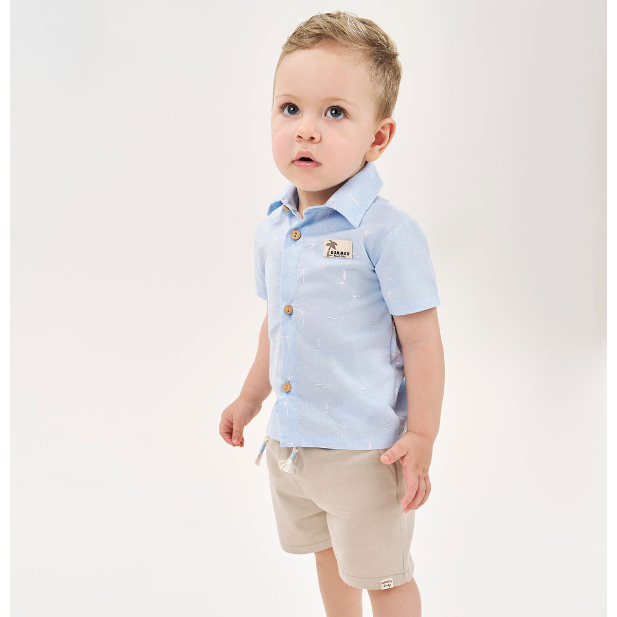 Conjunto Bebê Menino Camisa e Bermuda Summer - Divertto