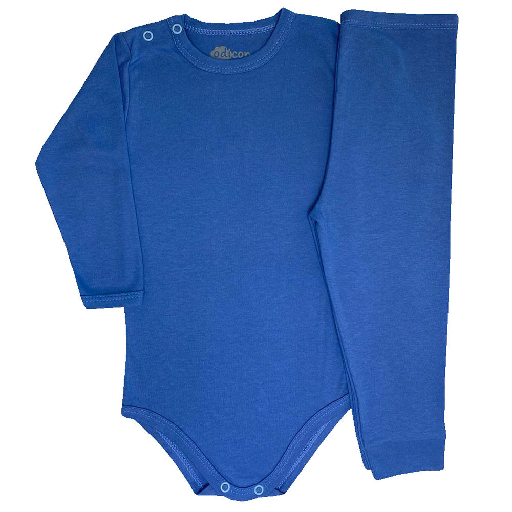 Conjunto Pijama em Suedine Liso Body e Calça - Odicon