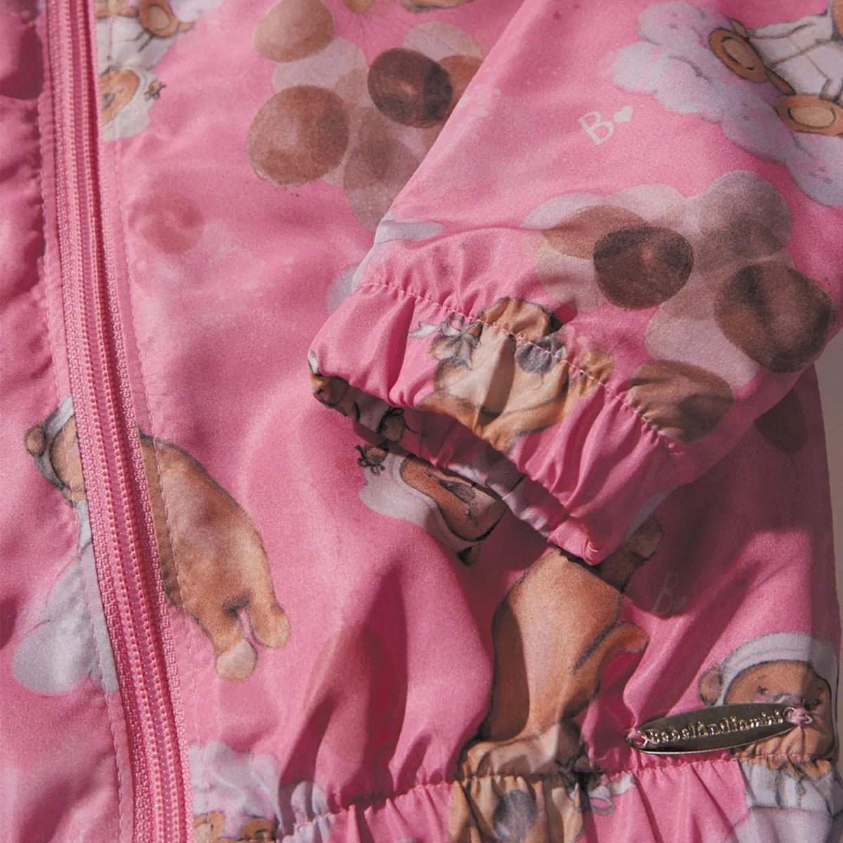 Jaqueta Corta Vento Nylon Infantil Menina Ursos - Bebelândia