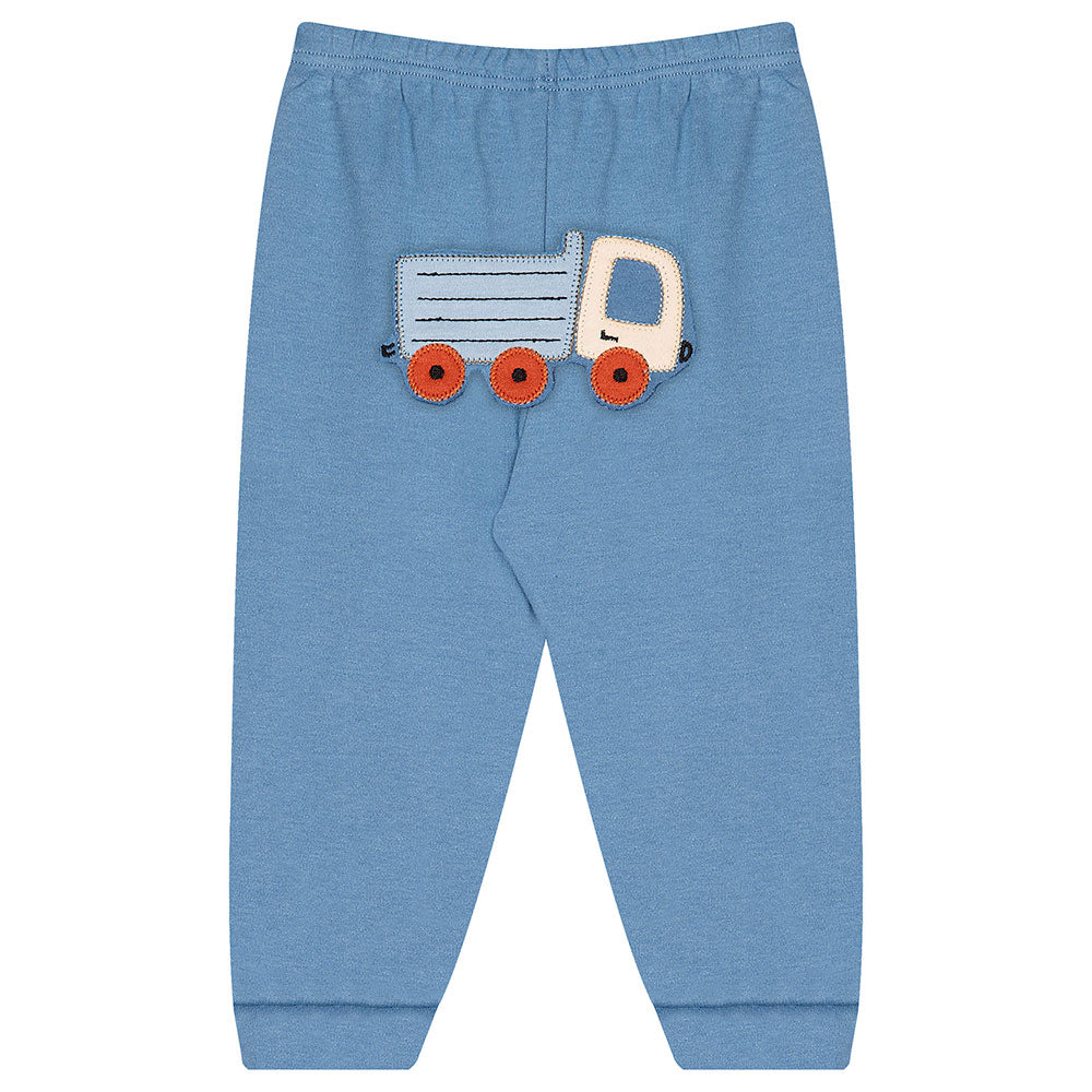 Calça Bebê Menino Suedine Bordado Caminhão - Kiko Baby