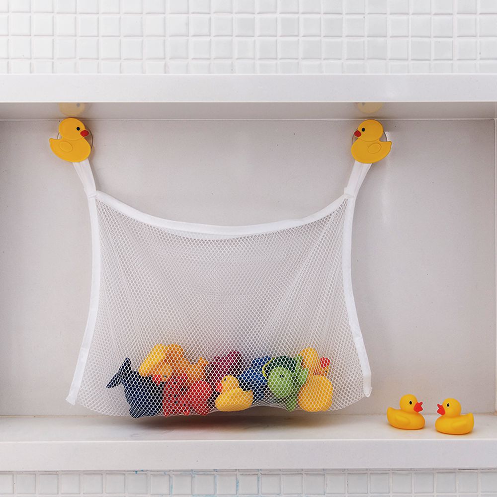Organizador Para Brinquedos de Banho Com Ventosa Patinhos - Buba