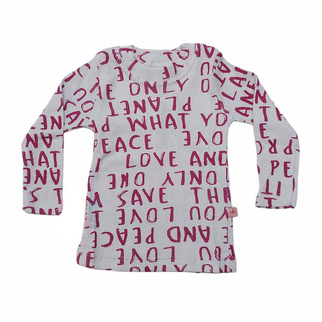 Blusa Básica Estampada em Ribana Canelada - Have Fun