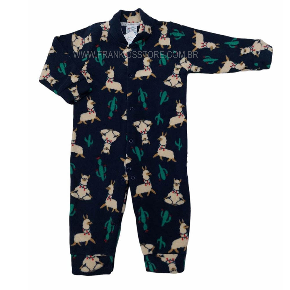 Macacão Soft Marinho Alpaca - Rosebud