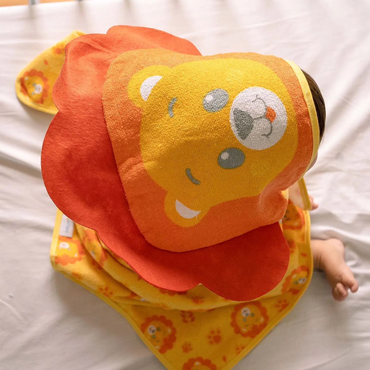 Toalha de Banho Forro de Fralda 67CMX90CM Leão - Baby Joy