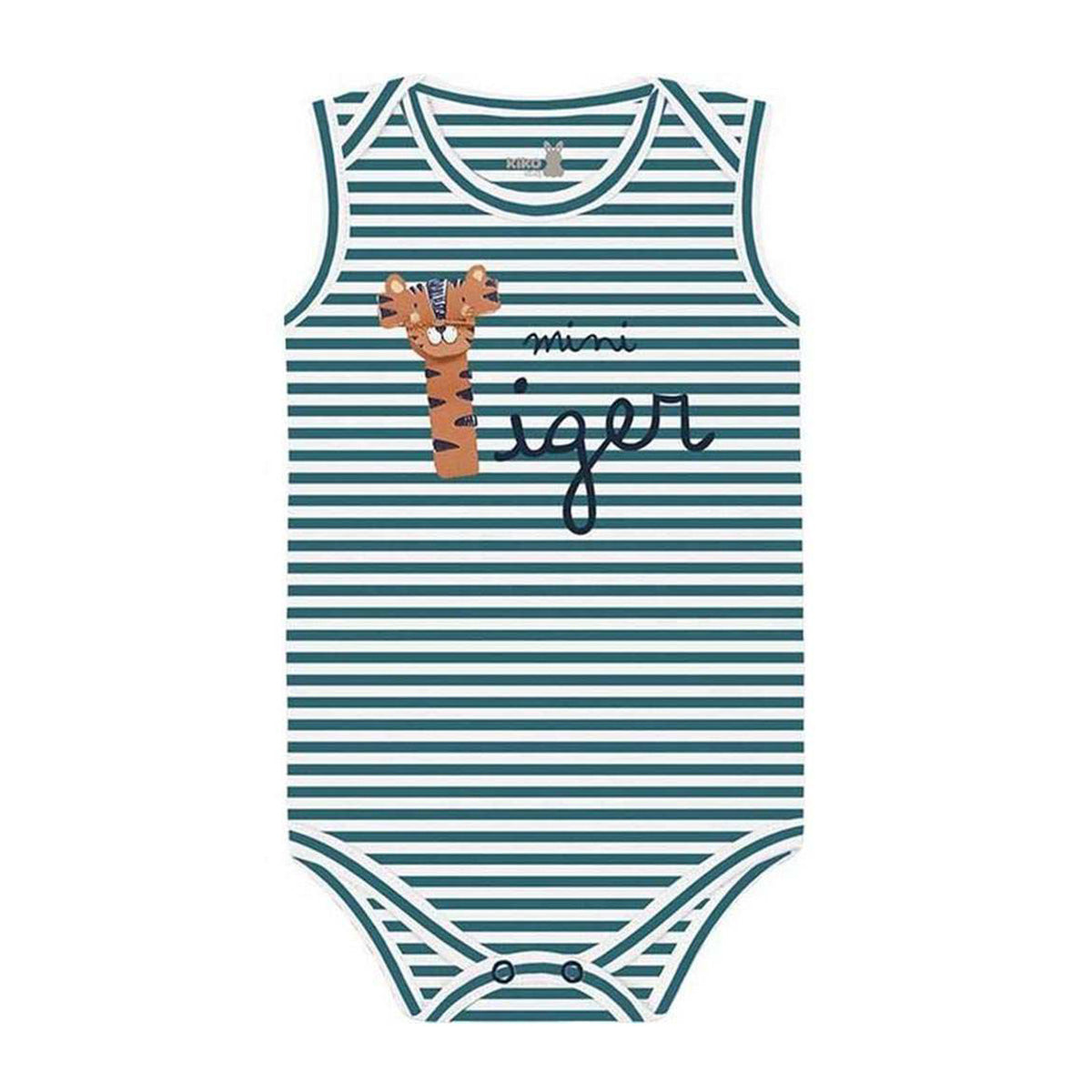 Body Regata Bebê Menino Mini Tiger - Kiko Baby