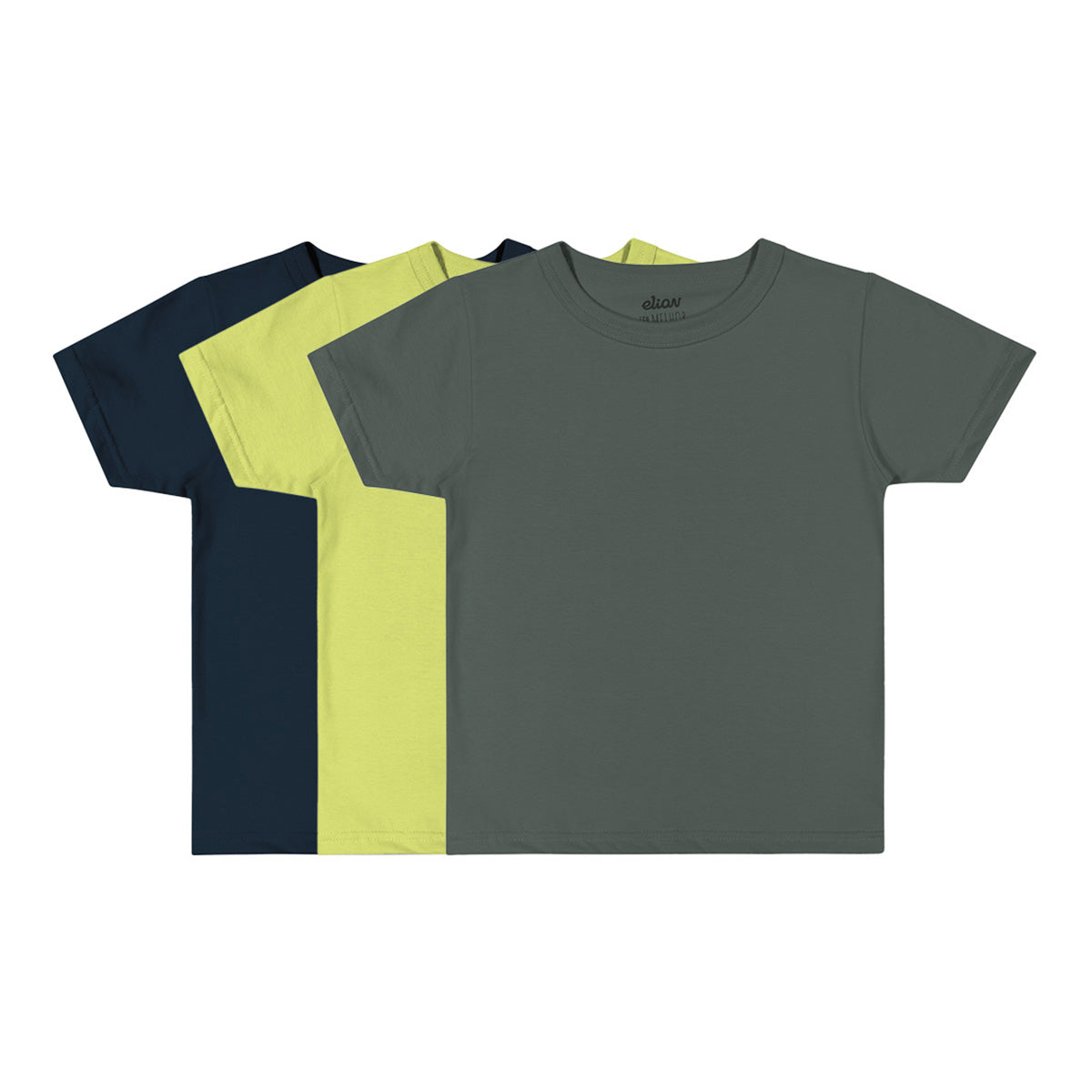 Camiseta Infantil Masculina em Meia Malha Penteada - Elian