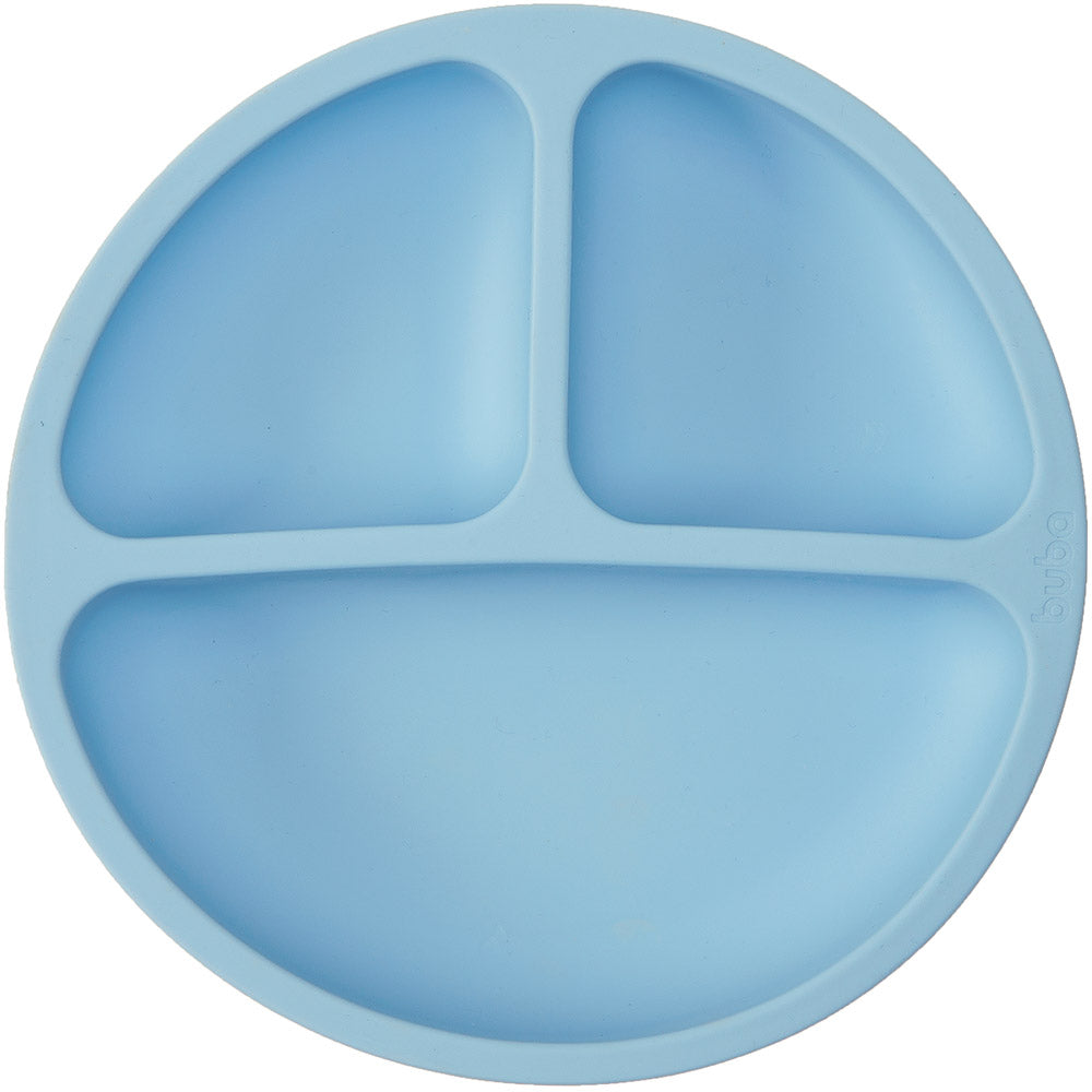Prato Bebê em Silicone Com Divisória e Ventosas - Buba