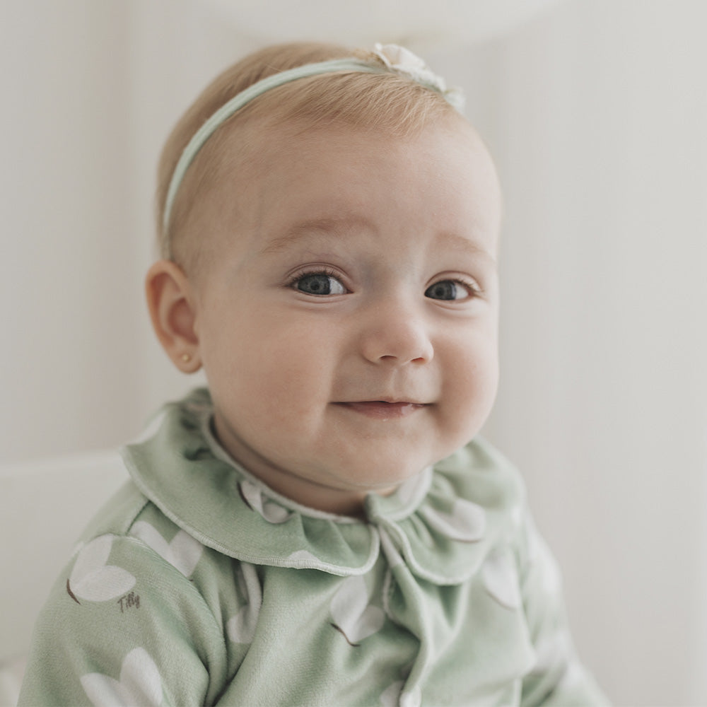 Macacão Bebê Menina em Plush Borboletas - Tilly Baby