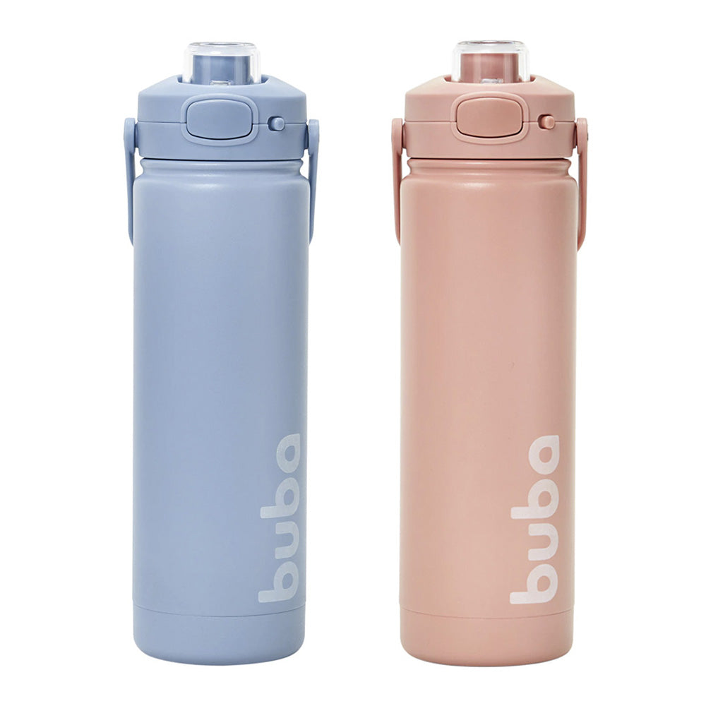 Copo Térmico Garrafa Térmica Infantil Inox 600ml - Buba