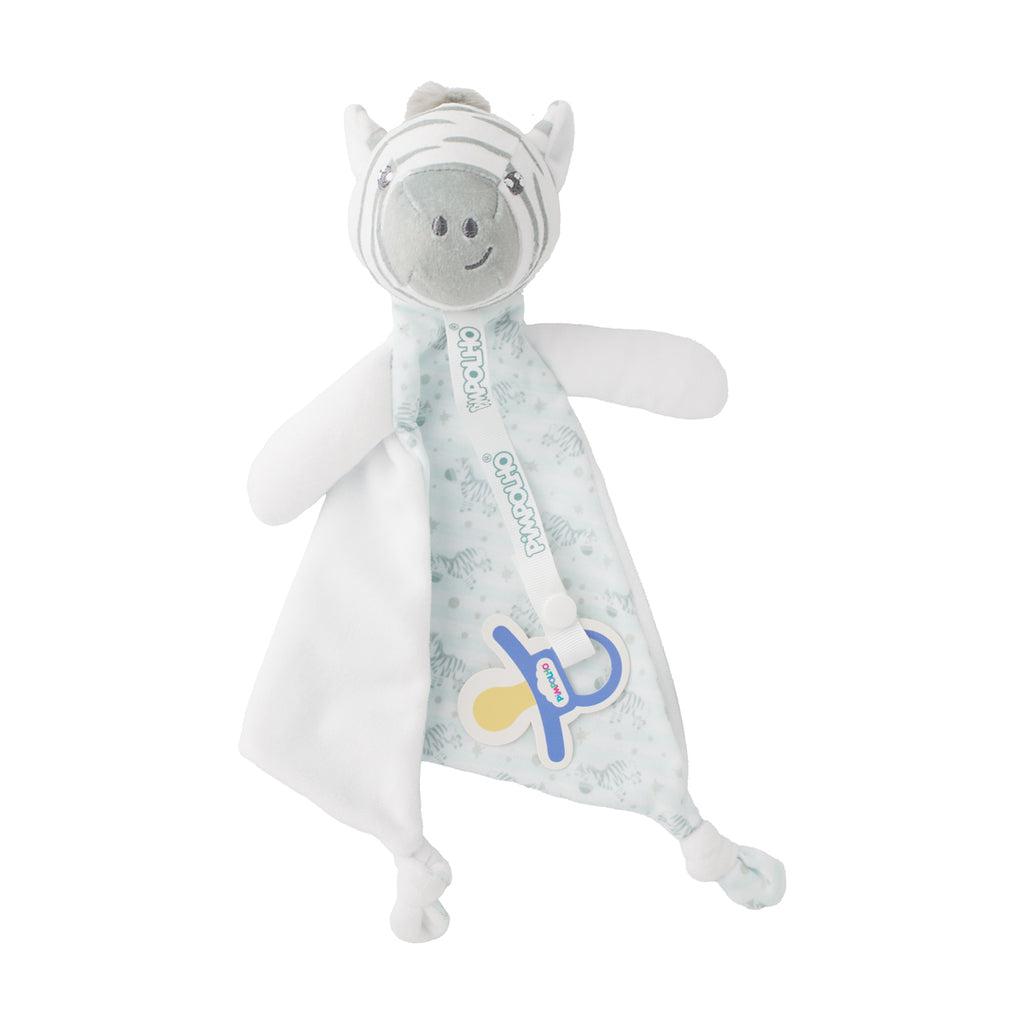 Naninha Bebê Soft Branca Zebra - Pimpolho