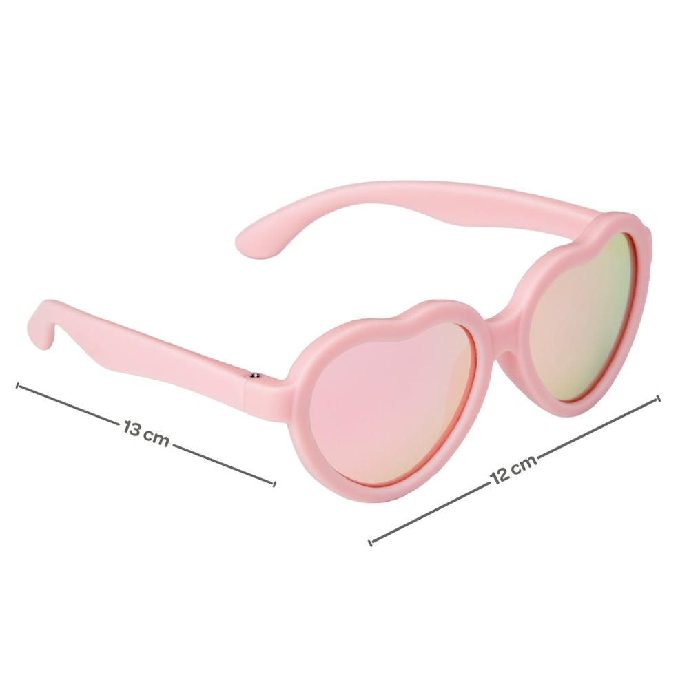 Óculos de Sol Bebê Infantil Coração C/ Proteção Solar UV400 - Buba