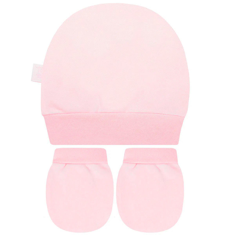 Kit Touca e Luva Para Bebê em Suedine - Tilly Baby