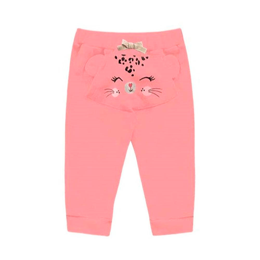 Calça Bebê Menina Moletom Peluciado Oncinha - Kiko e Kika