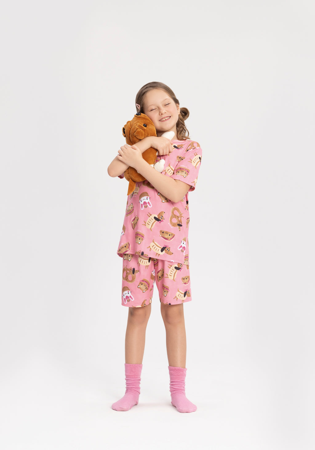 Pijama Infantil Menina Malha Modeli Fofuras - Alakazoo