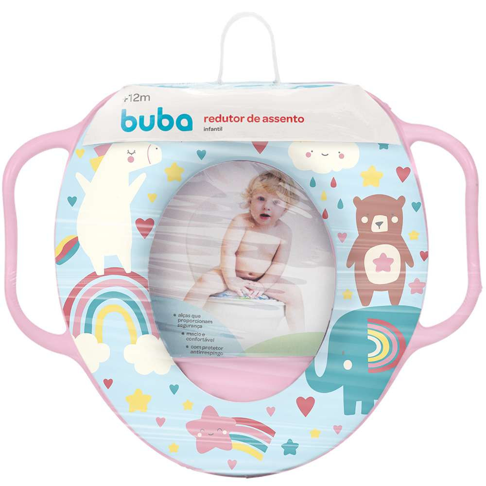 Redutor de Assento Para Vaso Sanitário Arco-Íris - Buba