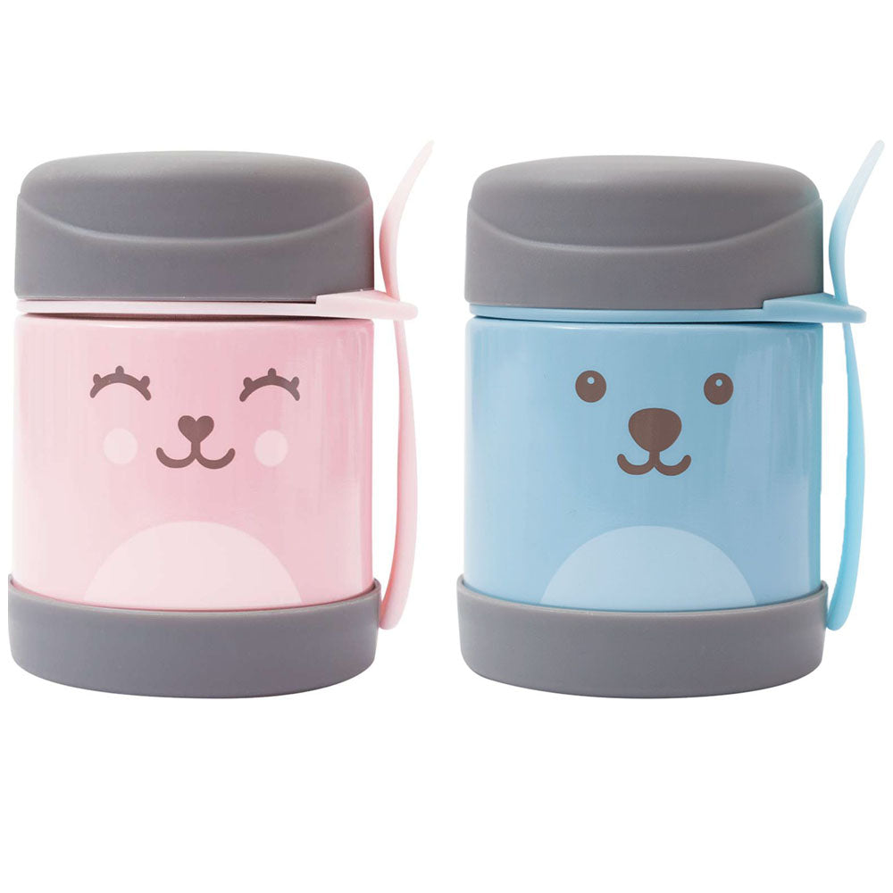 Pote Térmico Infantil Inox Com Garfo Gumy - Buba