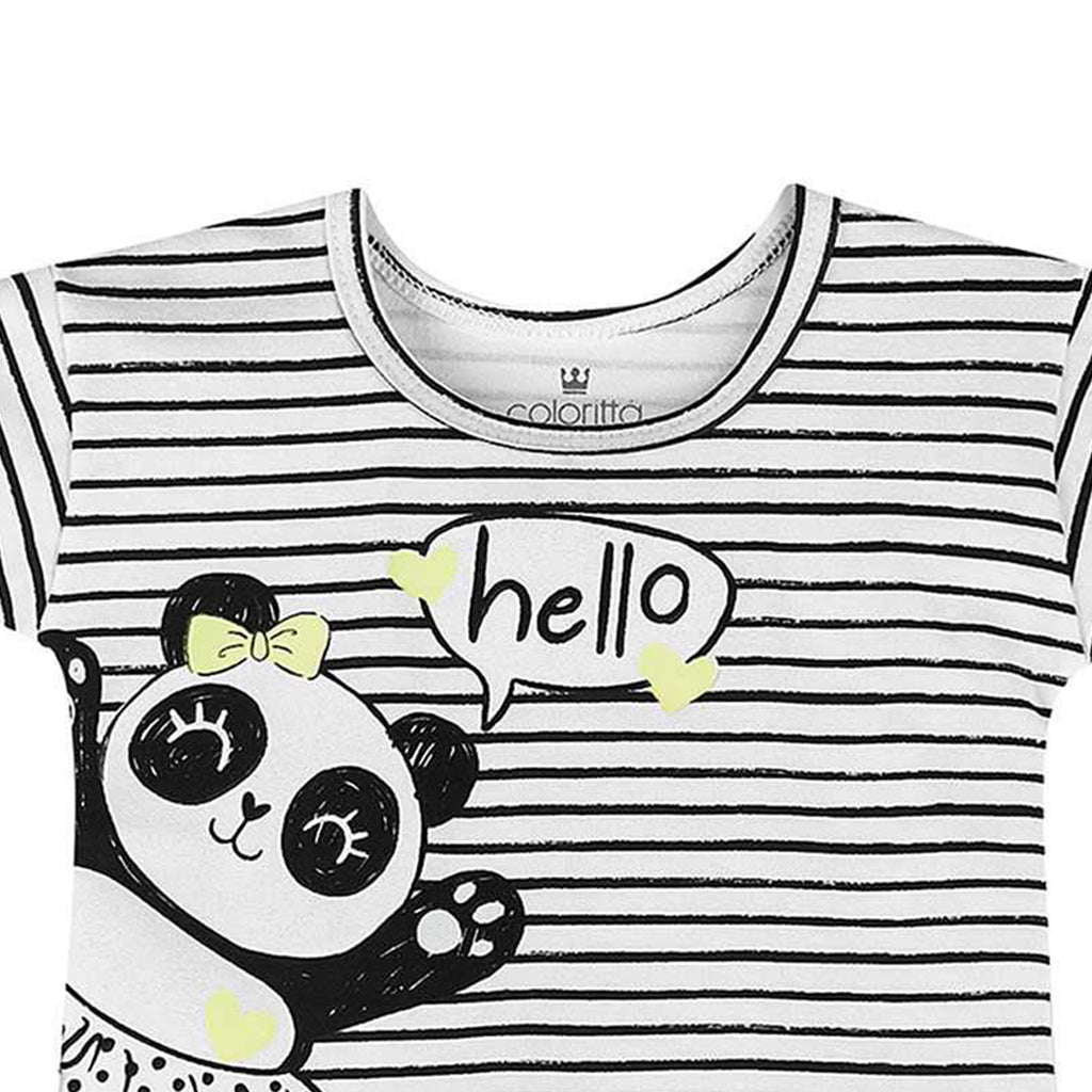 Blusa em Cotton Leve Panda - Colorittá