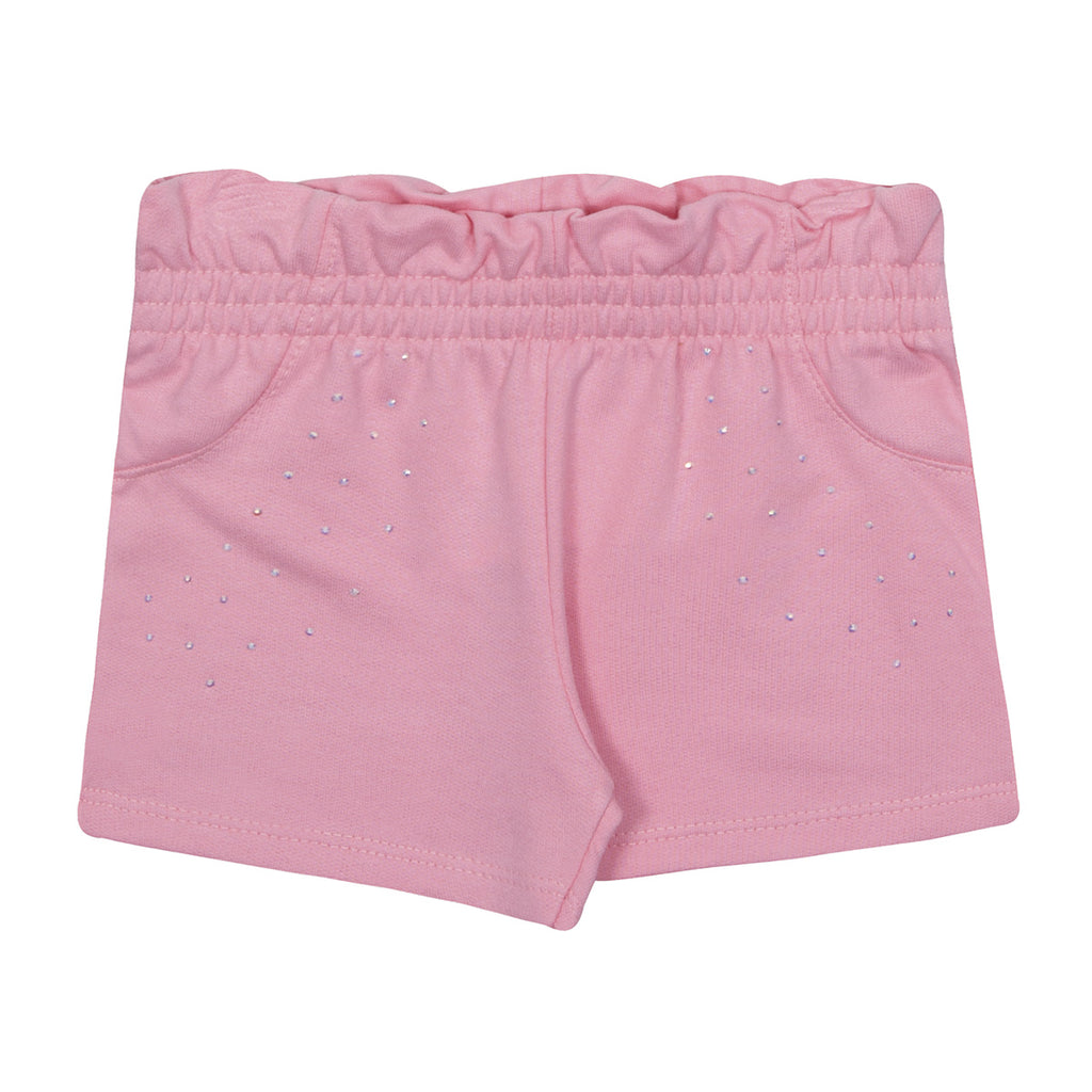 Short Infantil Menina em Moletinho Strass - Kiko e Kika