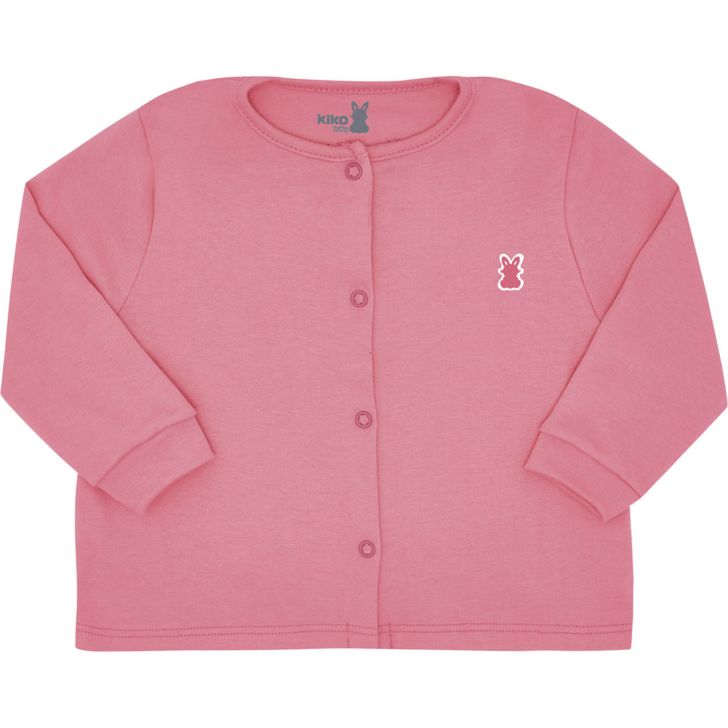 Casaco Bebê Timeless Liso Em Suedine - Kiko Baby