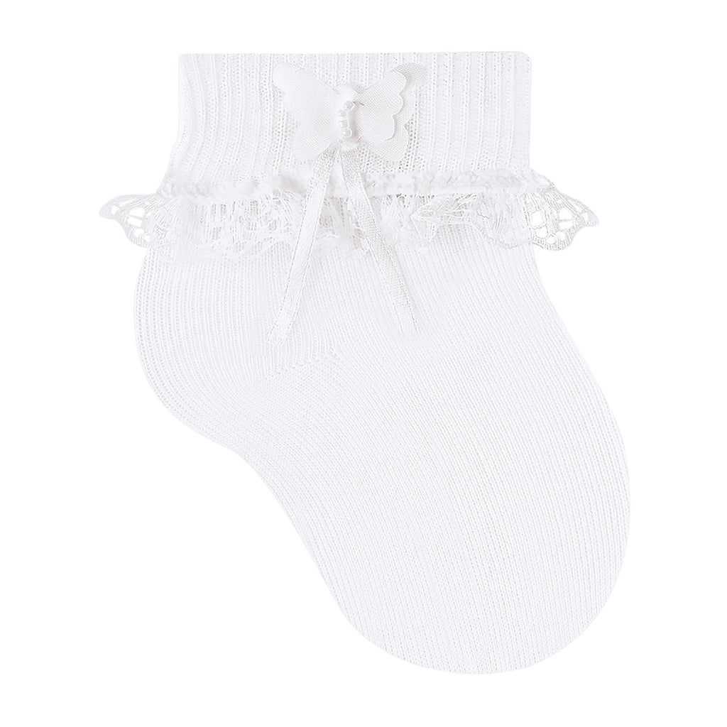 Meia Cano Médio Infantil Festa Sortida Com Aplique - Selene