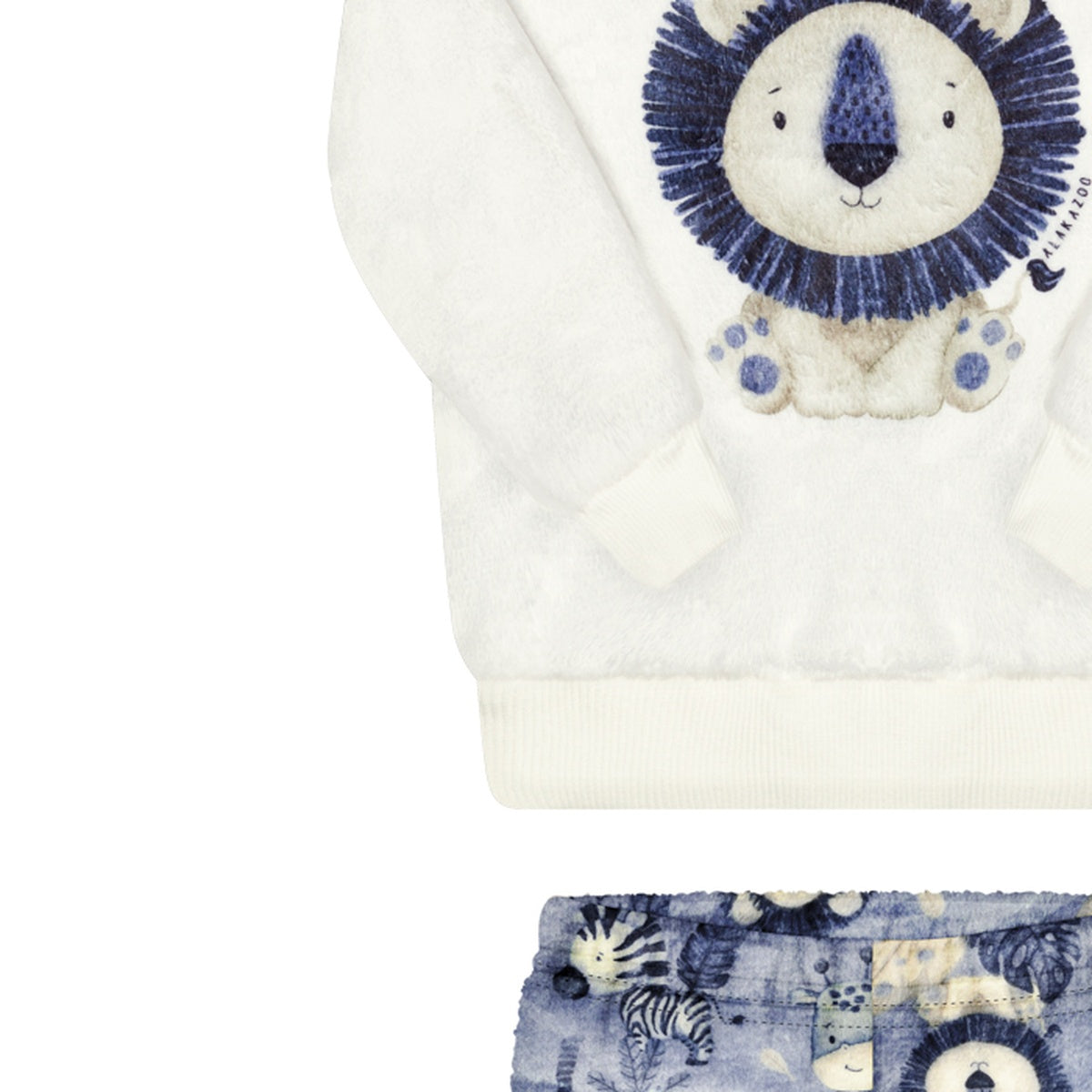 Conjunto Menino em Pelo Fluffy Selva - Alakazoo