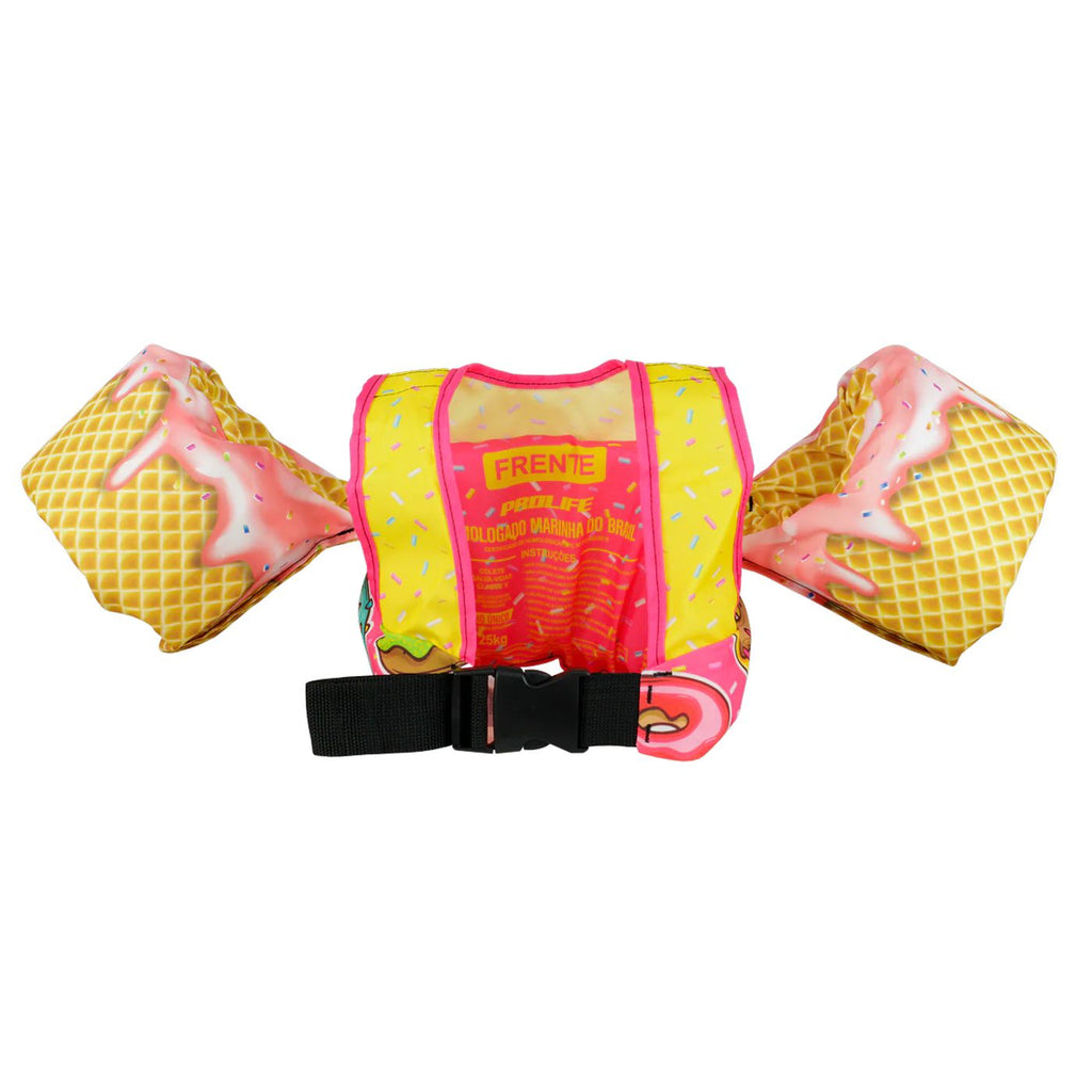 Colete Boia Salva-Vidas Infantil Homologado Donuts - Prolife