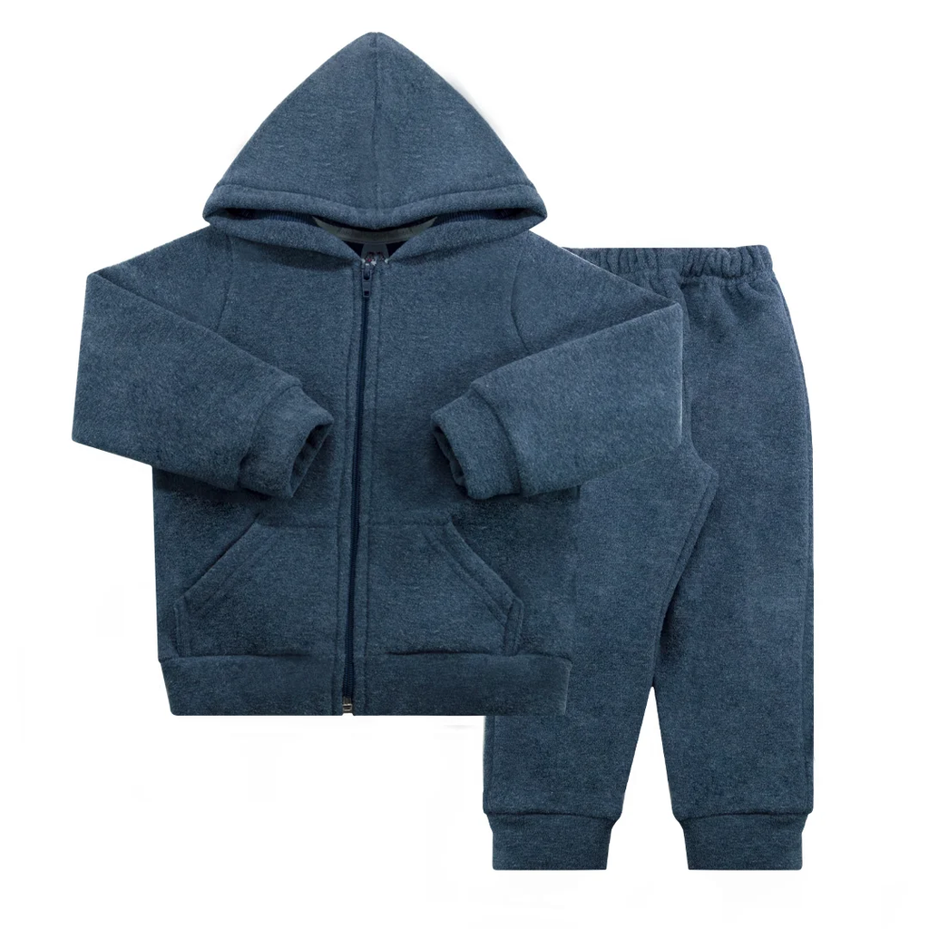 Conjunto Jaqueta e Calça em Soft Glacê Marinho - Rosebud