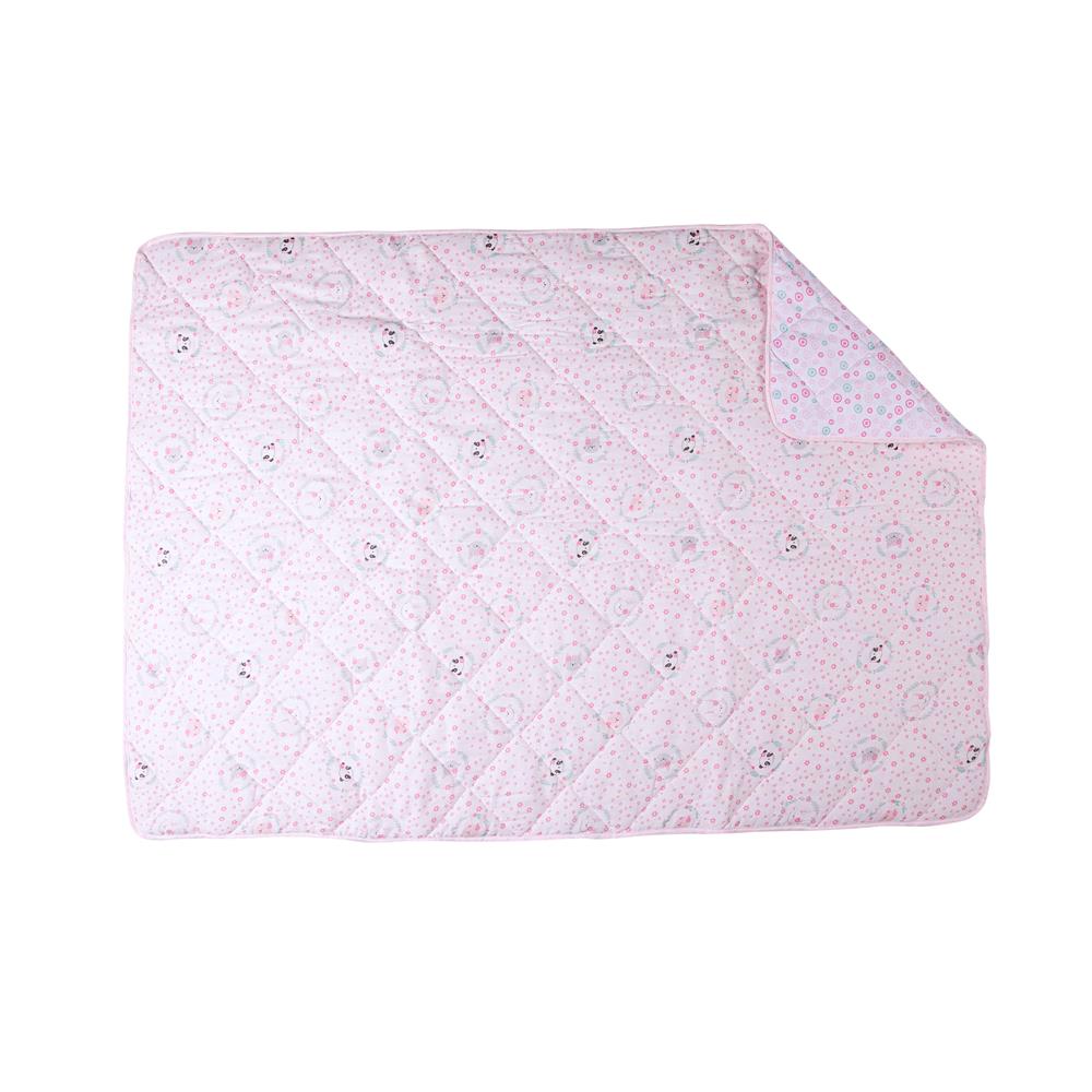 Edredom Dupla Face P/ Berço 1,30Mx85CM Amiguinhas - Karinho