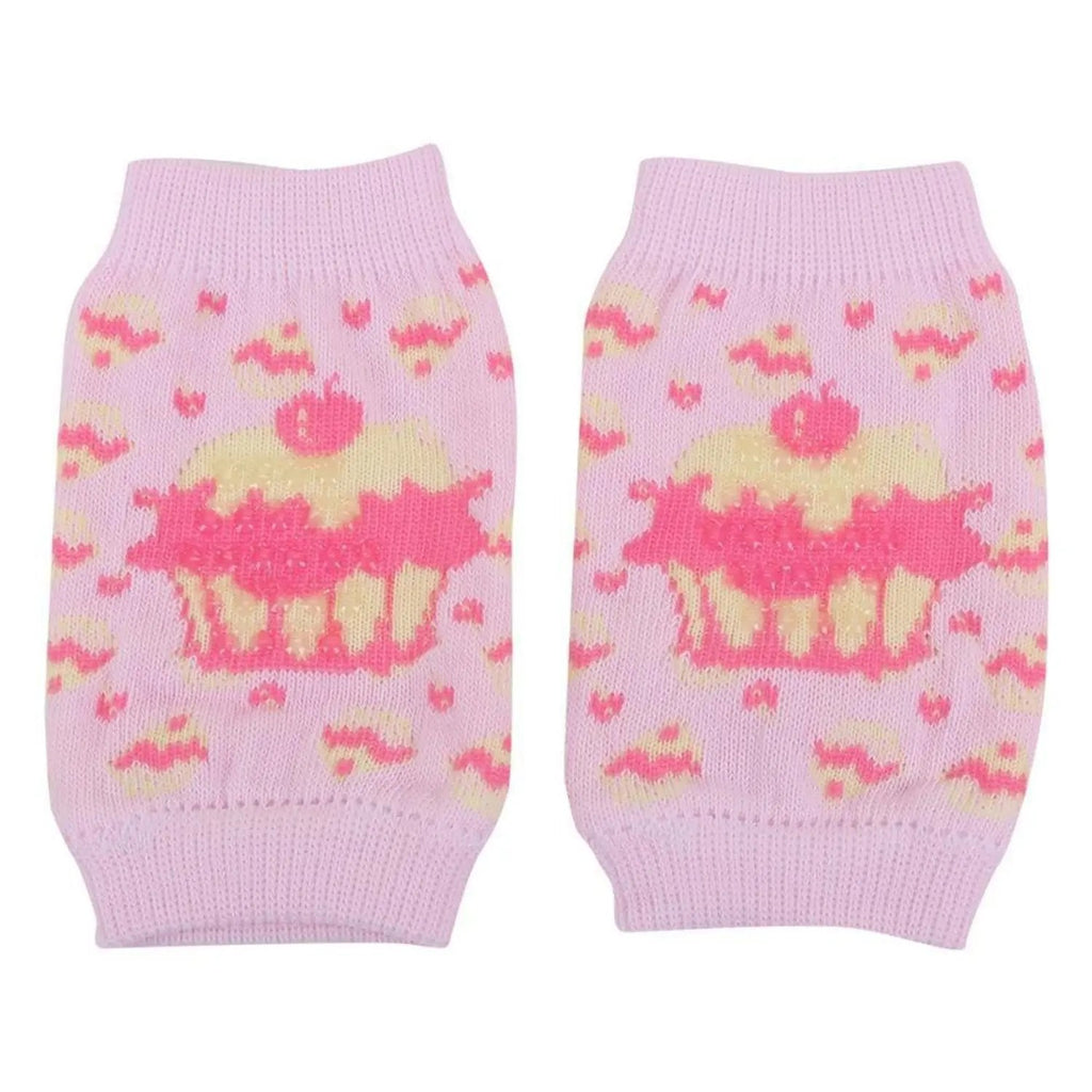 Joelheira Bebê Menina Antiderrapante Cupcake - Pimpolho