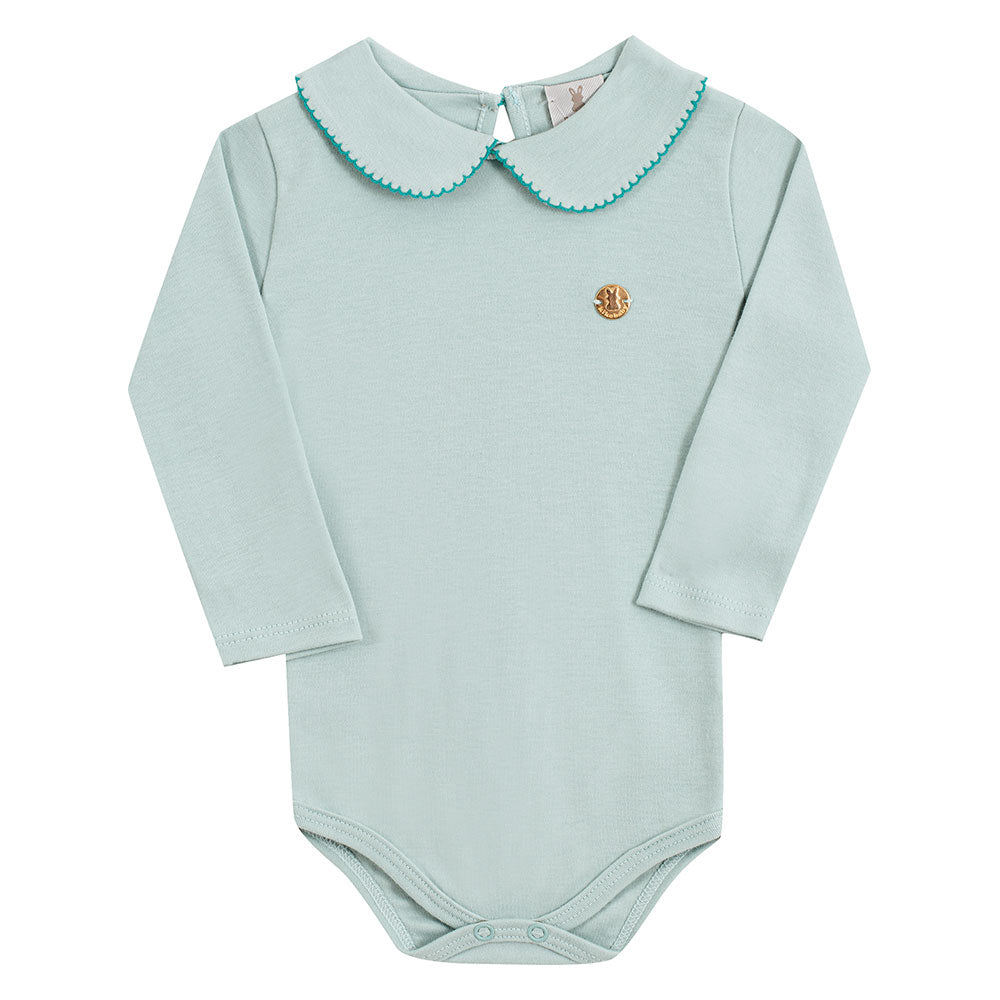 Conjunto Bebê Menina Body Gola e Calça Floral - Kiko Baby