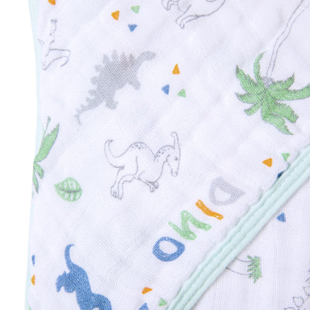 Toalha de Banho Soft Especial C/ Capuz 80CM X 80CM Dinossauro - Karinho