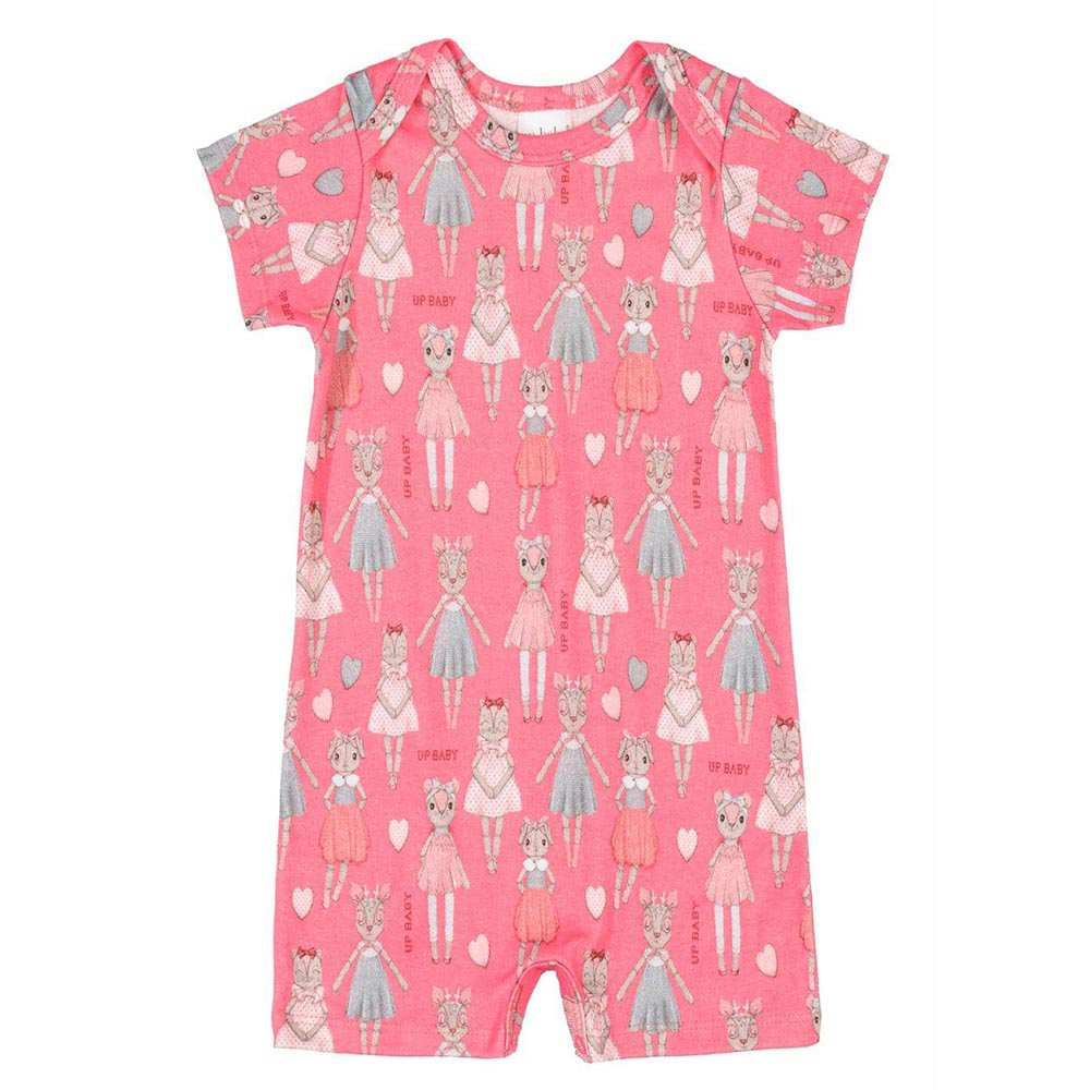 Macaquinho Bebê Estampado Digital Bailarinas - Up Baby
