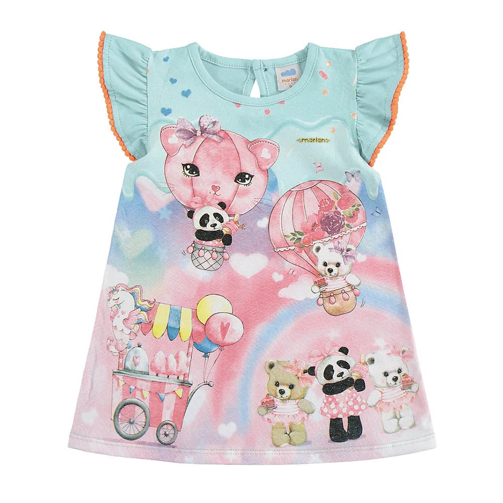 Vestido Bebê Ursos - Marlan
