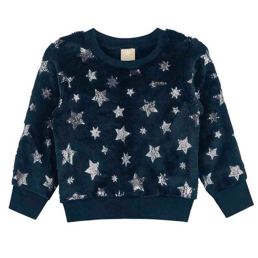 Blusão infantil Menina em Pelo Estrelas - Colorittá
