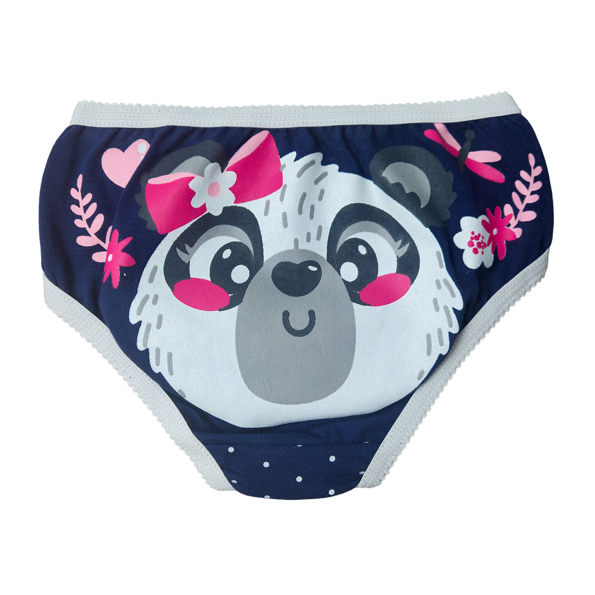 Kit C/3 Calcinhas em Algodão Estampa no Bumbum - Tampinha