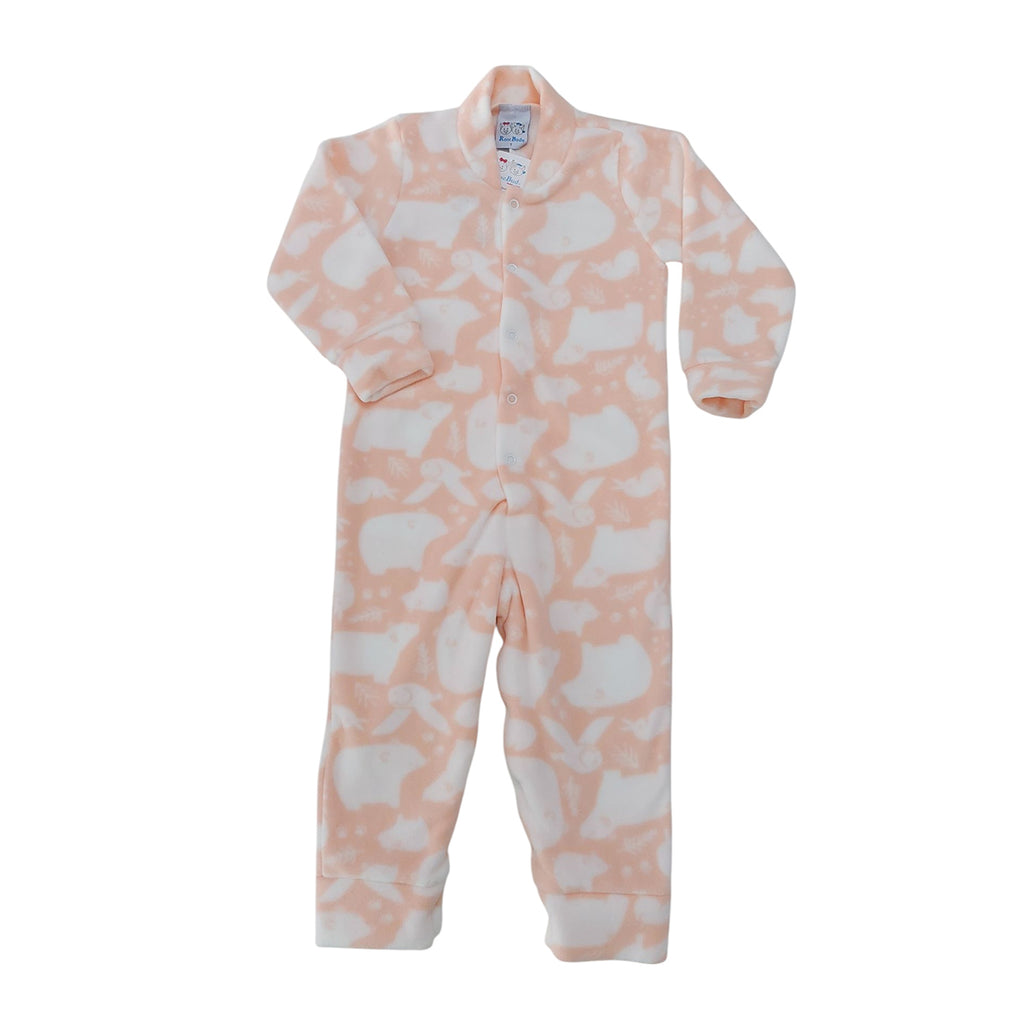 Macacão Soft Menina Formas Bichinho - Rosebud